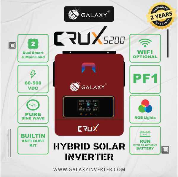 GALAXY Crux PV5200 Solar Hybrid Inverter