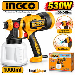 INGCO SPG4506 530W Electric Paint Spray Gun with Blower Function