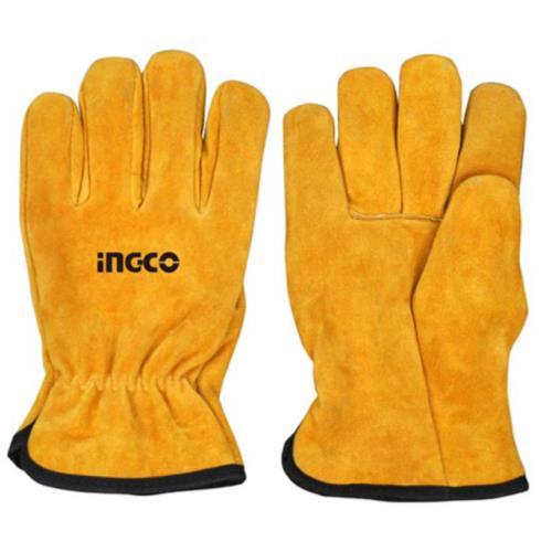 Ingco Leather Gloves HGVC02 - SmartEshop.Pk