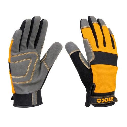 Ingco Micro Fibre Material Mechanic Gloves XL HGMG01-XL - SmartEshop.Pk