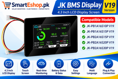 JKBMS V19 7.0 Inch LCD Display Adapter | JK BMS JIKONG Smart BMS Monitor