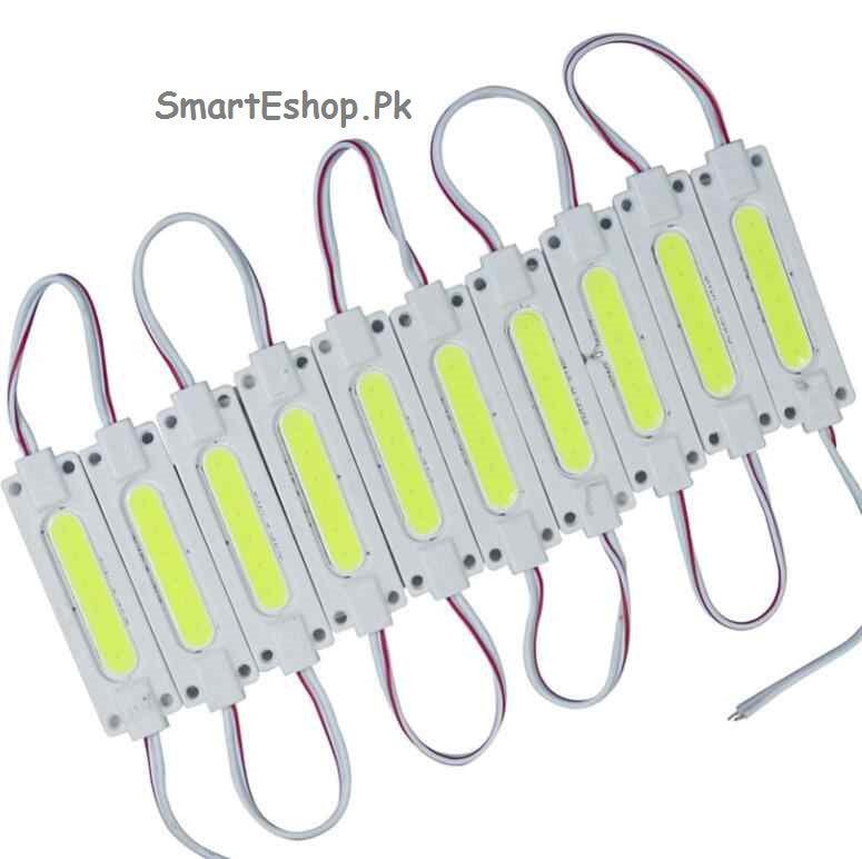 10 Pcs LED Module Light 2W IP65 Waterproof DC12V LED COB Module Commercial Lighting Advertising Lamp LED Background Light White - SmartEshop.Pk