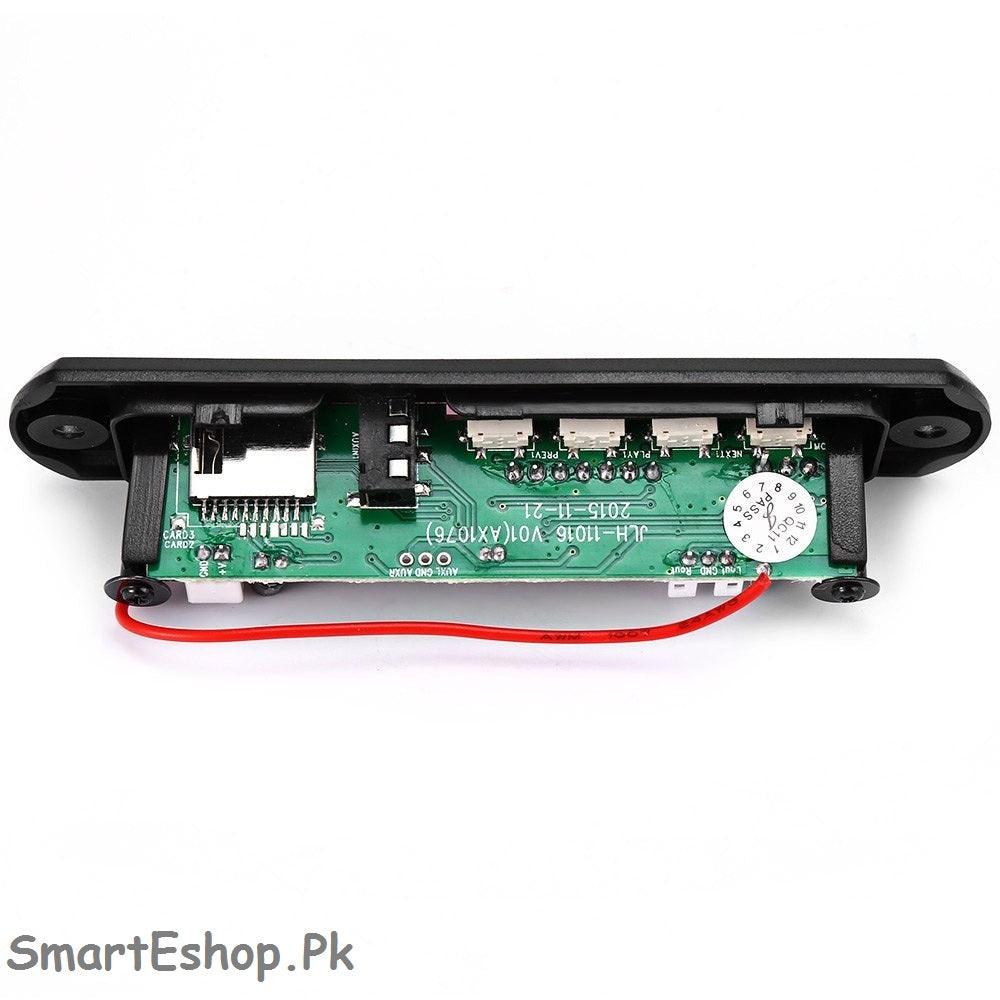 Bluetooth MP3 Player Amplifier Panel LED 5V Audio Module Support Bluetooth FM Radio USB TF AUX Remote - SmartEshop.Pk