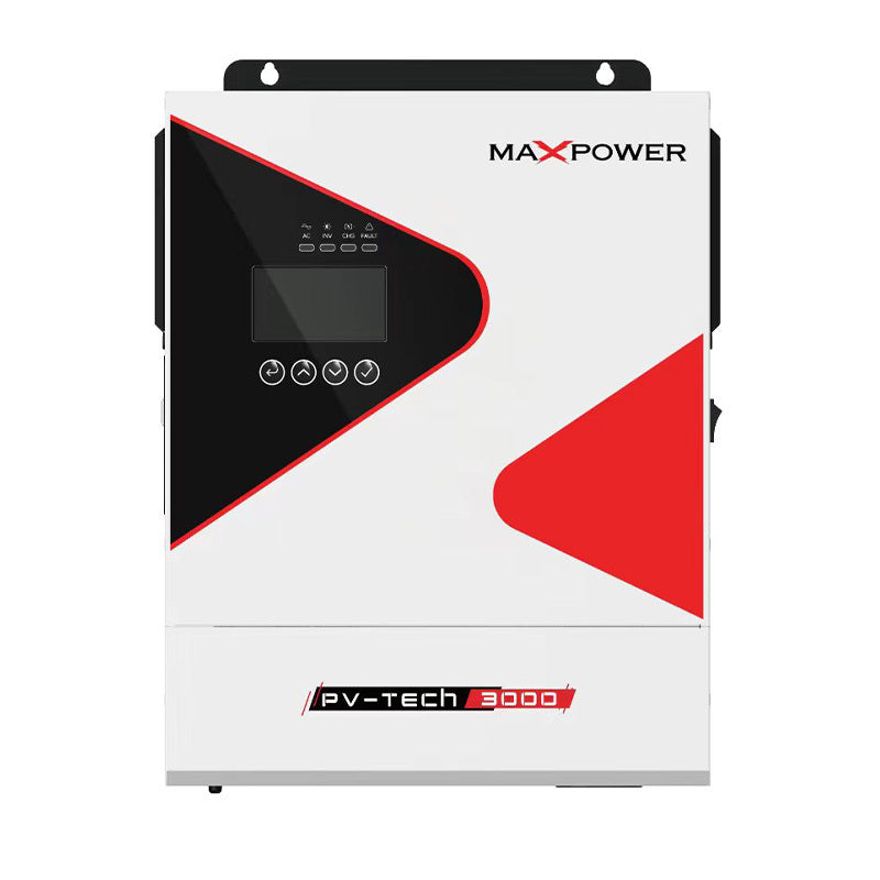 MaxPower PV-Tech 3000 Hybrid Solar Inverter 2kW 12V – Smart Energy Management with 3-Year Warranty SmartEshop.Pk