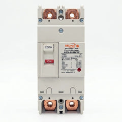 Mora AES250N 250A 2P DC MCCB Breaker with Copper Points for Solar Panels & Battery Systems