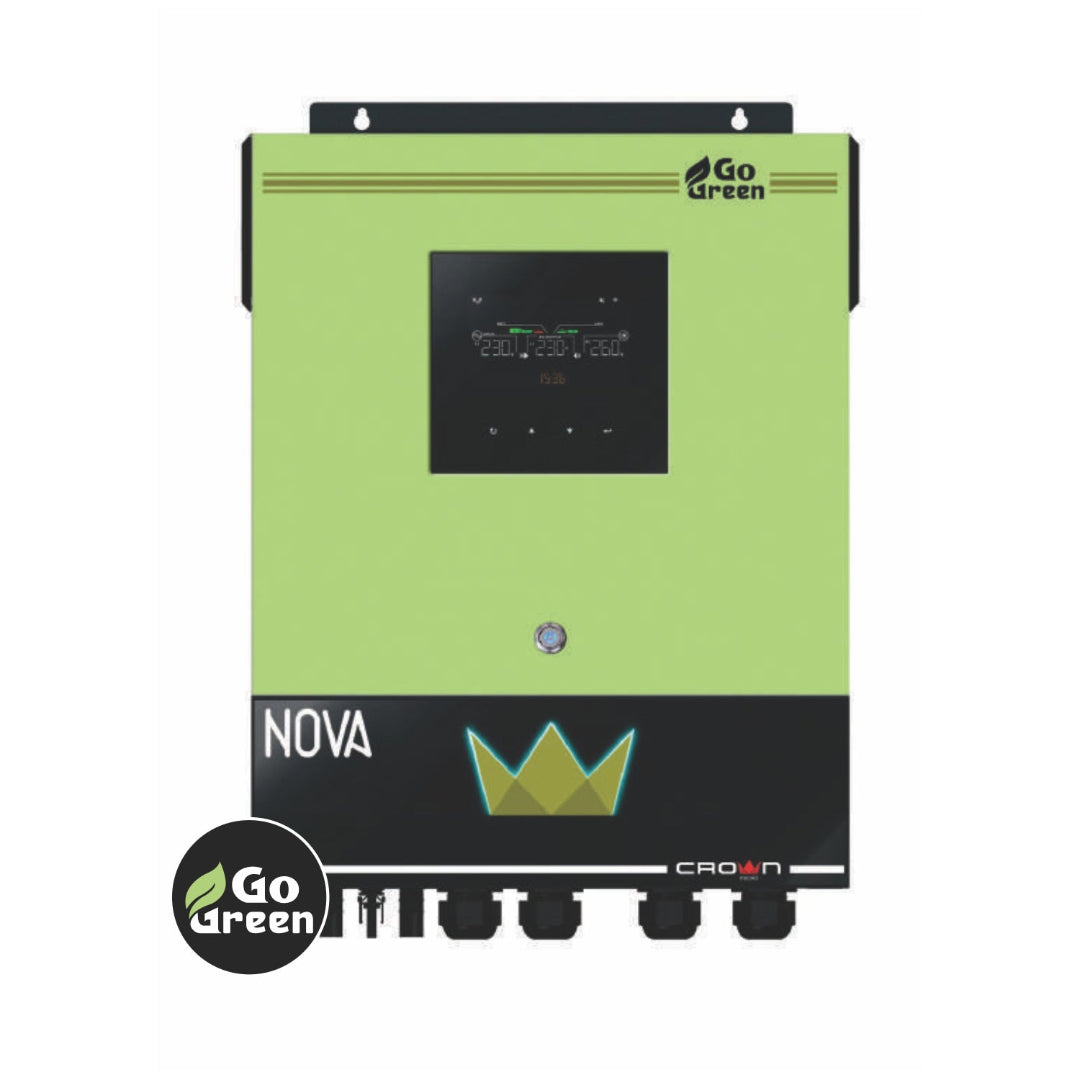 Crown Nova 8.2KW IP21 Hybrid Solar Inverter With 48V PV12000