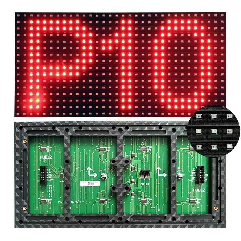 P10 SMD LED Display Board 32×16 – Semi Outdoor LED Panel Module ...