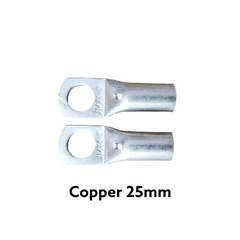 Cable Copper Lugs with Bolt Hole Copper Thimbles (1 pair )