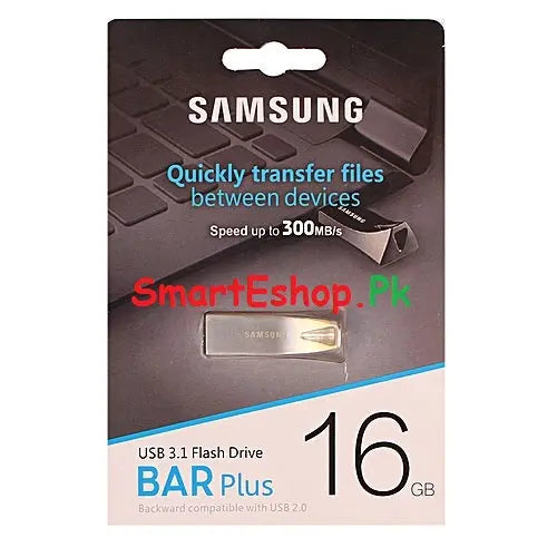 SAMSUNG USB 3.1 FLASH DRIVE BAR PLUS 16GB [SILVER] My Store