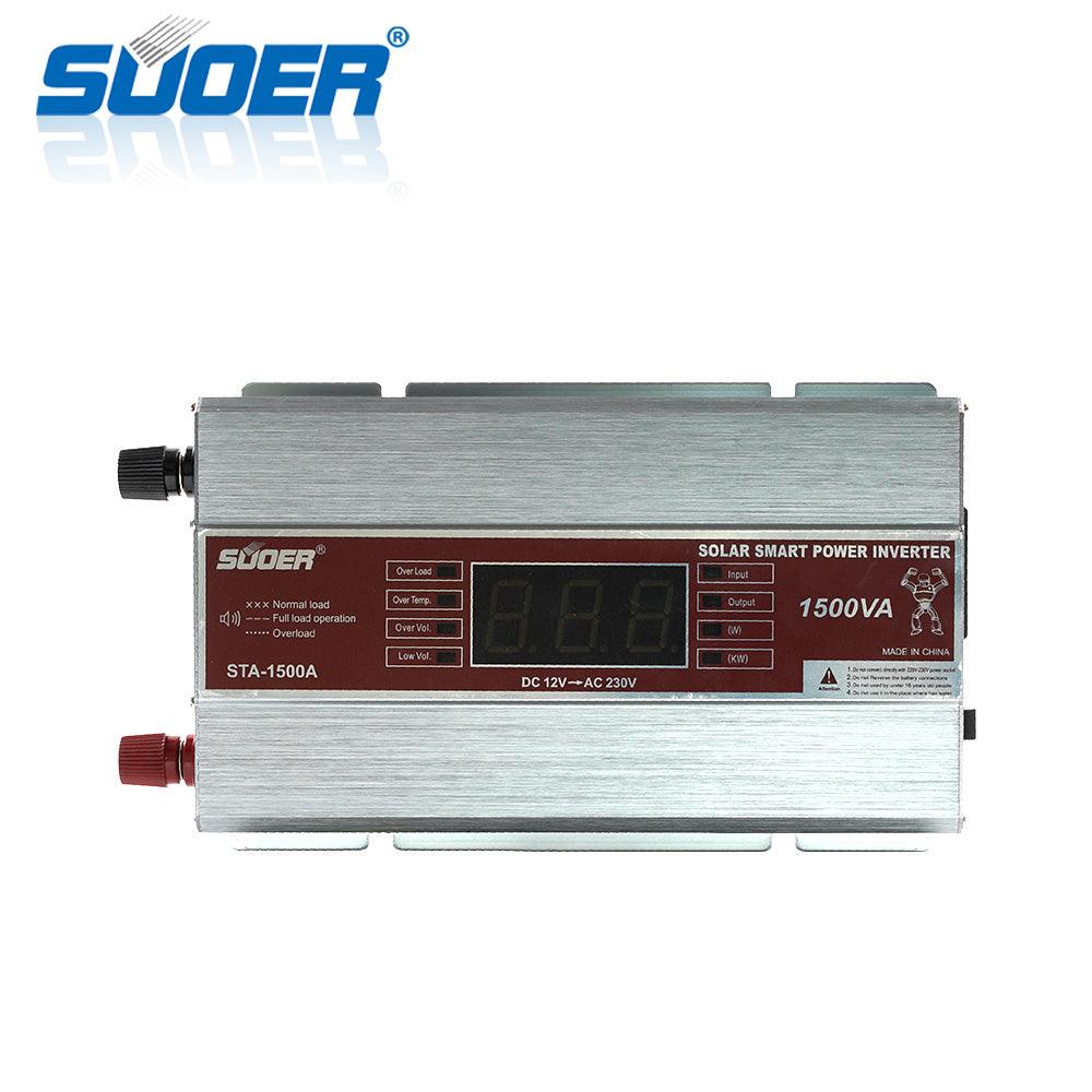 Suoer 1500VA 12V 220V Solar Power Inverter STA-1500A - SmartEshop.Pk