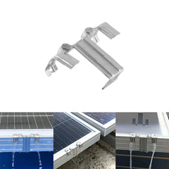 Solar Panel Water Drain Clips | Stainless Steel PV Module Drainage & Cleaning Clips