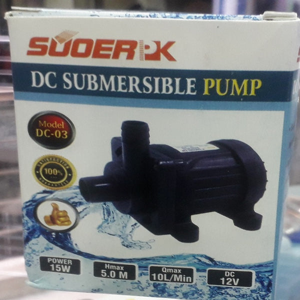 Dc 12v 100% Original Suoer Solar Water Pump Submersible Pump 15 watt