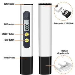 TDS-2 Handheld TDS Meter | Digital Water Quality Tester | TDS & Temperature
