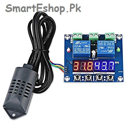 XH-M452 Thermostat Temperature Humidity Control Thermometer Hygrometer Controller Module DC 12V LED Digital Display Dual Output