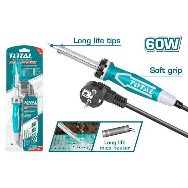 TOTAL Electric Soldering Iron – 60W – TET1606