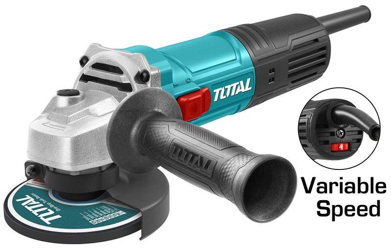 TOTAL ANGLE GRINDER 900W - 125mm WITH ADJUSTABLE SPEED (TG109125565) - SmartEshop.Pk