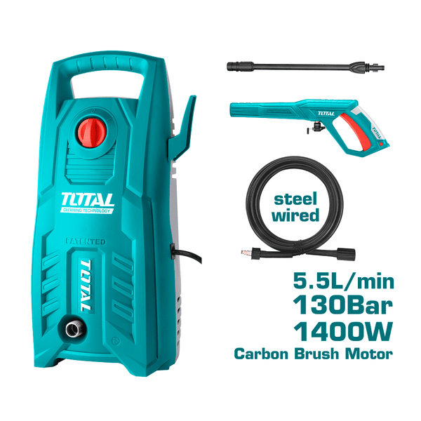 100% Original TOTAL High Pressure Washer (130 Bar) – 1400W – TGT11316 My Store