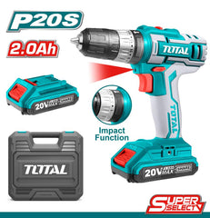 Lithium-Ion Impact Drill – 20V – TOTAL TIDLI200215 - SmartEshop.Pk