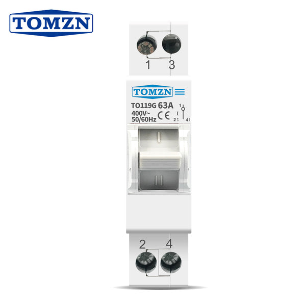 TOMZN 1P 63A MTS Dual Power Manual Transfer Isolating Switch Interlock Circuit Breaker My Store