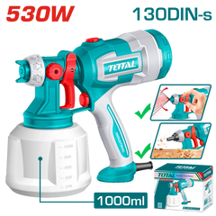 TOTAL TT4506 530W Electric Spray Gun | 1000ml Paint Sprayer