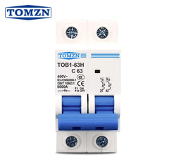 Tomzn 2P AC Circuit Breaker MCB 230/400V SmartEshop.Pk