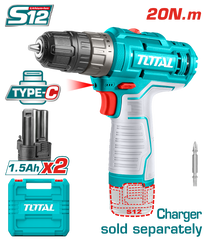 Total Lithium-Ion cordless drill 12V (TDLI12202) My Store