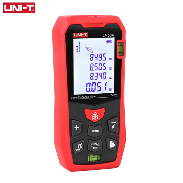 UNI-T Laser Rangefinder LM50A  Laser Distance Meter Digital Range Finder Tape Measure