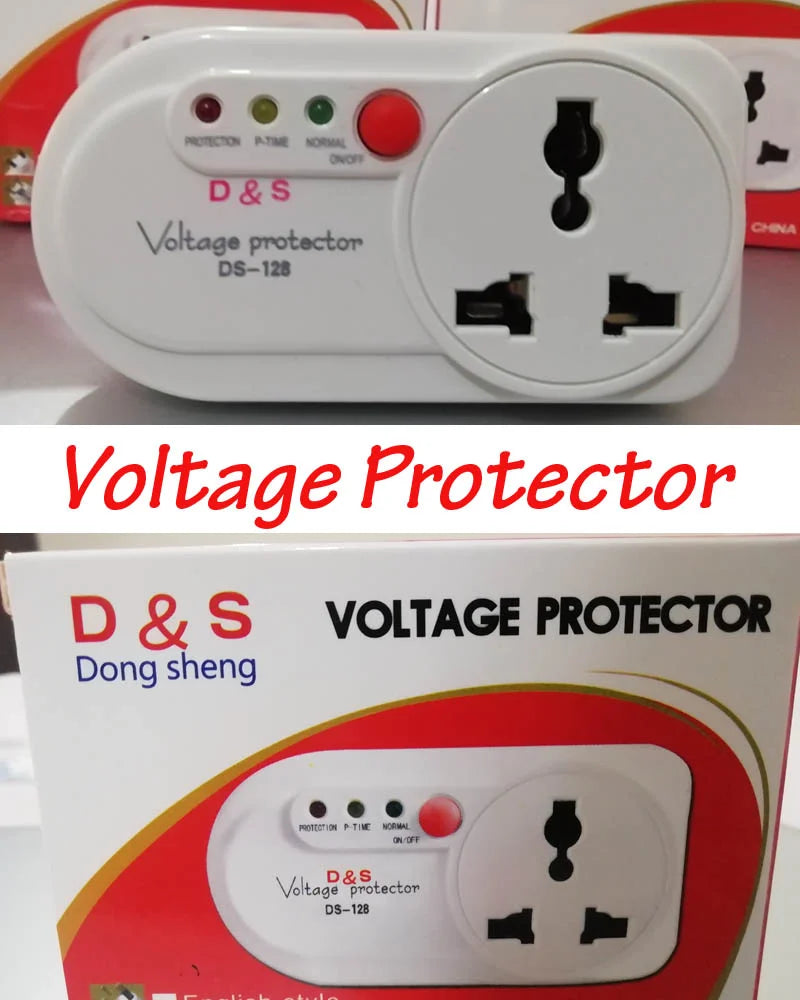 Voltage Protector Socket 16A 220V | Over & Under Voltage Protection with 4–5 Minute Delay