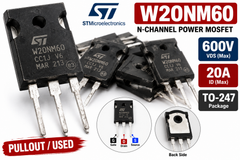 W20NM60 STW20NM60 600V 20A N-Channel Power MOSFET | TO-247 | Pullout Used