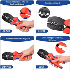 YTH-2546B Solar Panel PV Cable MC4 Crimping tool for solar panel connectors, solar crimper(2.5-6mm2) SmartEshop.Pk