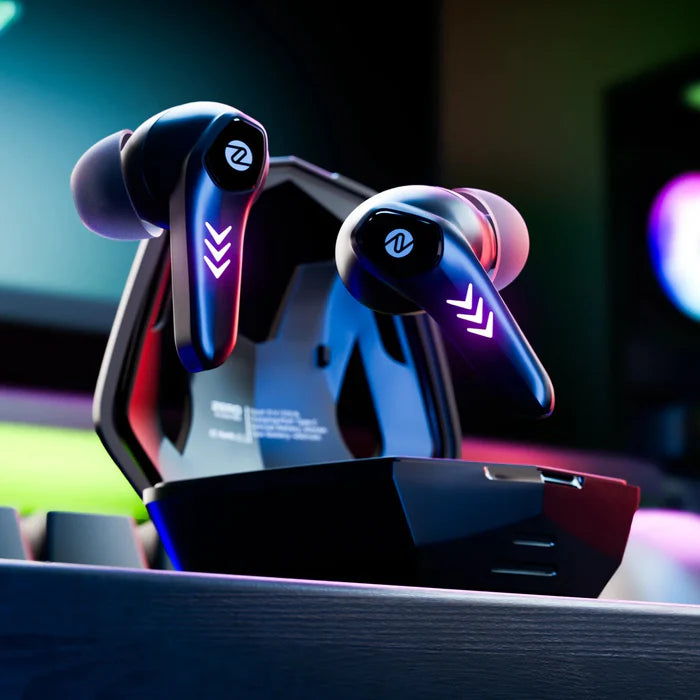 Zero Arcade 800 Gaming Earbuds – RGB Lights, 40ms Low Latency, ENC & Long Battery – Bluetooth 5.3 Earbuds for iPhone & Android SmartEshop.Pk