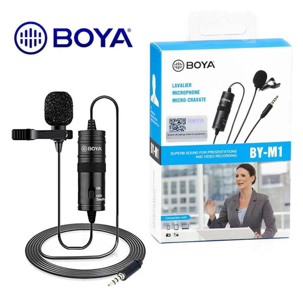 BOYA BY M1 Omnidirectional Lavalier Microphone For All Devices My Store