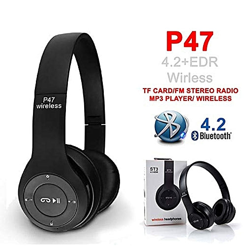 P47 - Wireless Bluetooth Stereo Headphones My Store