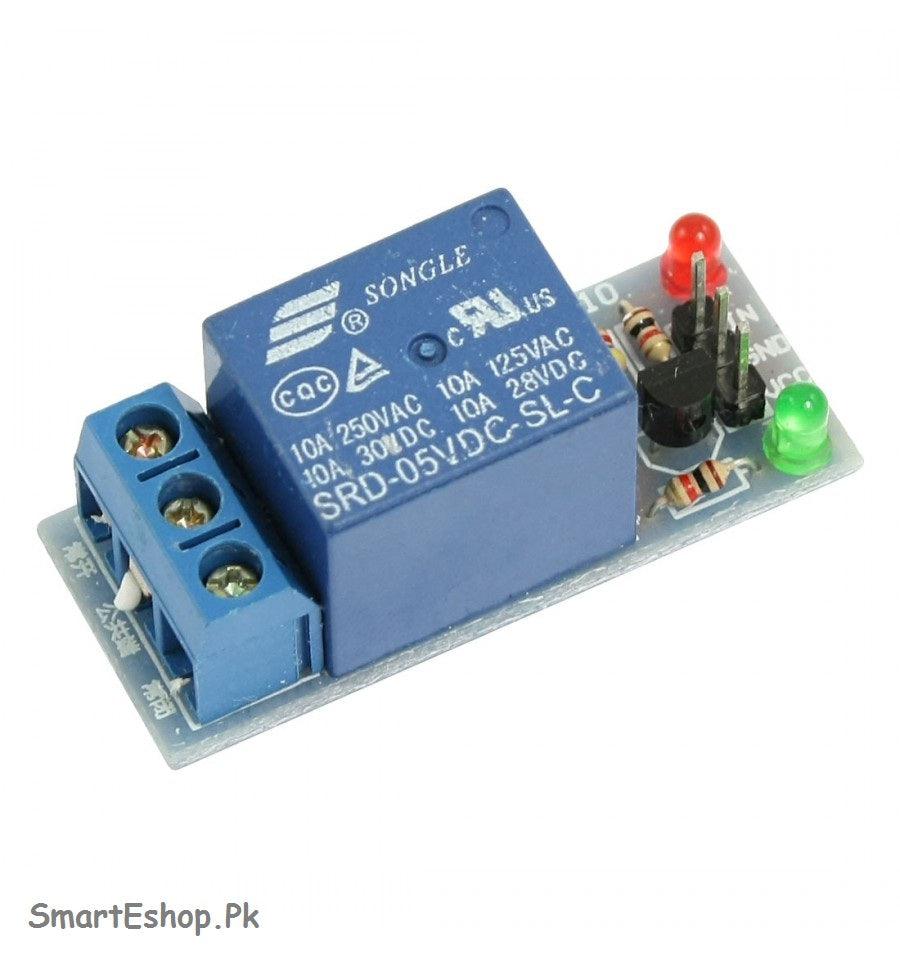 1 CHANNEL RELAY MODULE LOW LEVEL FOR SCM HOUSEHOLD APPLIANCE CONTROL FOR ARDUINO - SmartEshop.Pk