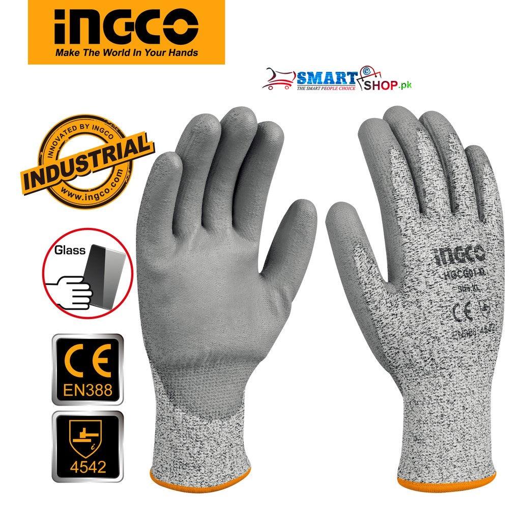 INGCO Cut Resistance Gloves HGCG01 - SmartEshop.Pk