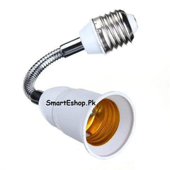 E27 To E27 Flexible Extend Extension LED Light Bulb Lamp Base Holder Screw Socket Adapter Converter - SmartEshop.Pk