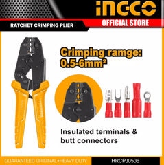 Ingco Ratchet Crimping Plier HRCPJ0506 - SmartEshop.Pk