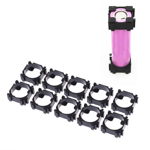 10pcs/lot 18650 Battery Holder Cylindrical Battery Bracket 18650 Li-ion Cell 1P Holder 18650 Batteries Fixture My Store