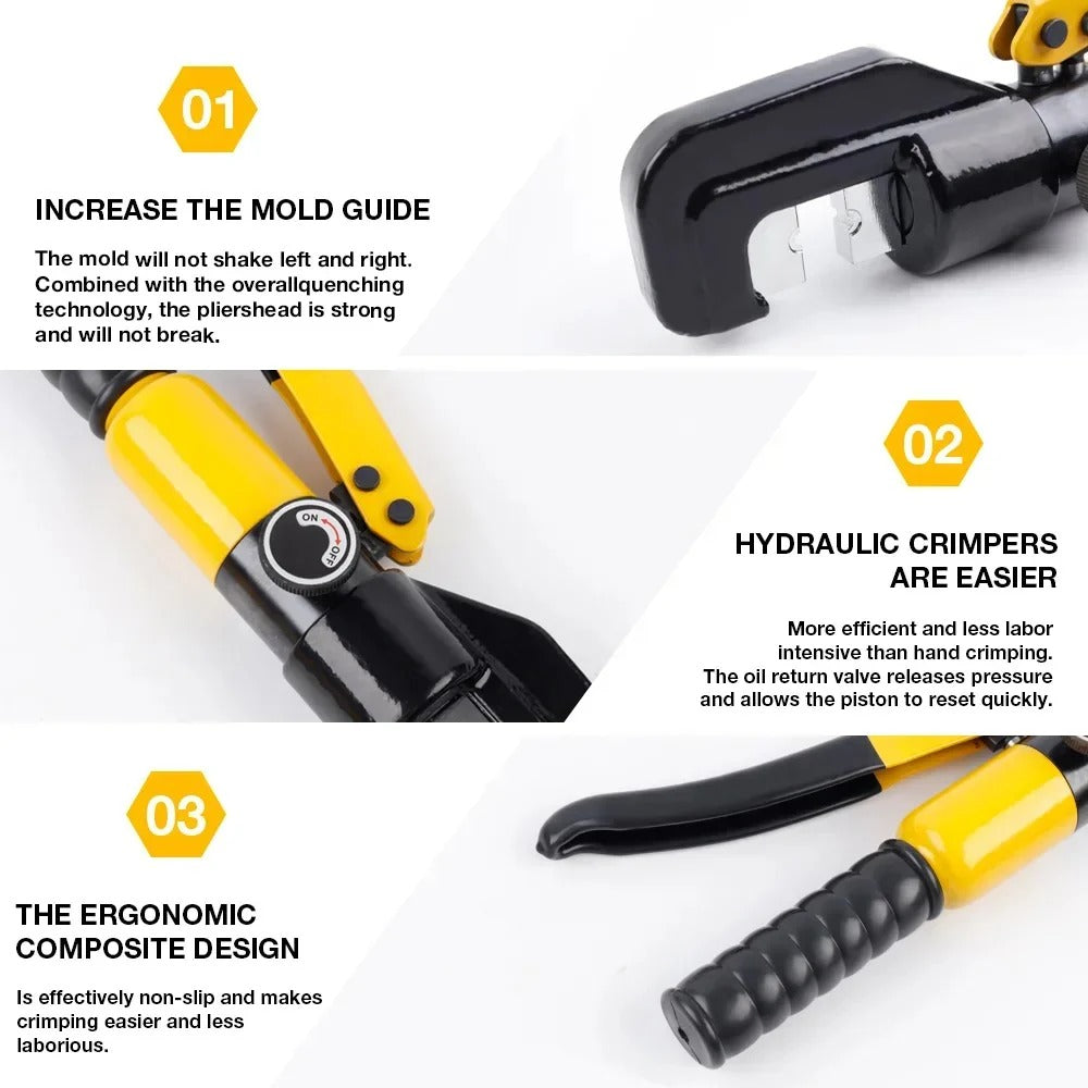 YTH YQK-70 Hydraulic Crimping Tool – Heavy-Duty, Powerful & Easy to Use (4–70mm²) SmartEshop.Pk