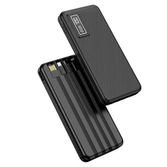 ASPOR A300 10000mAh 4 In 1 Power Bank – Li-Polymer Fast Charging Portable Battery Pack SmartEshop.Pk