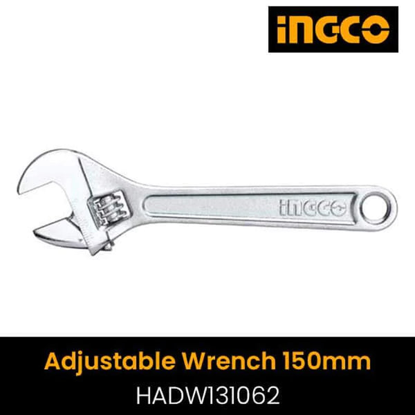 Ingco Adjustable wrench 6'' HADW131062 My Store