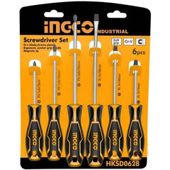 INGCO 6 Pcs Screwdriver Set HKSD0628 - SmartEshop.Pk