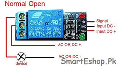 1 CHANNEL RELAY MODULE LOW LEVEL FOR SCM HOUSEHOLD APPLIANCE CONTROL FOR ARDUINO - SmartEshop.Pk