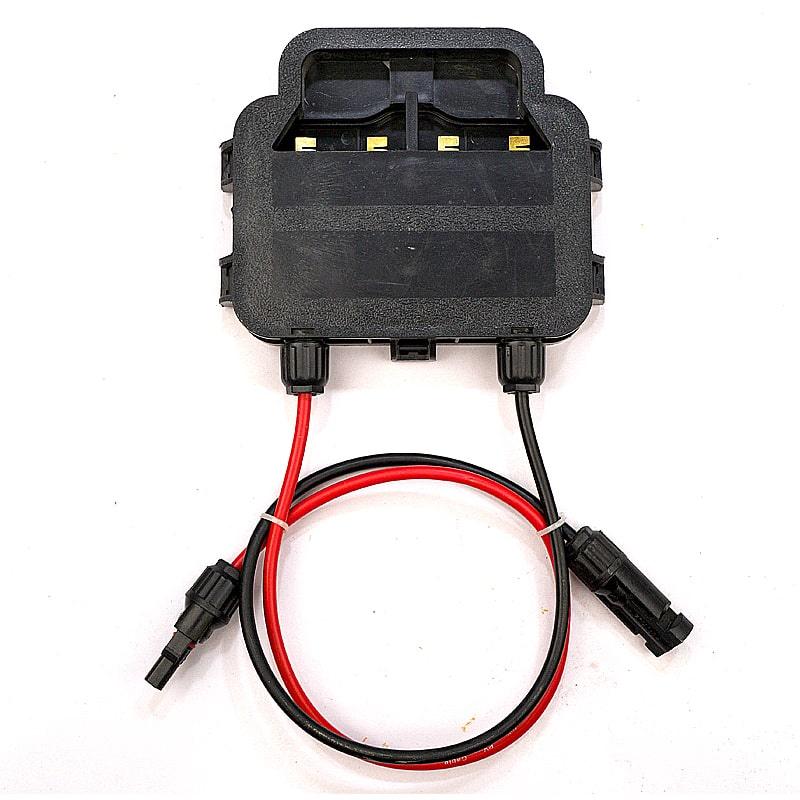 IP65 Waterproof PV Solar Panel Diode Junction Box 4 Lane DC 15A 1000V Black 100watt-350watt - SmartEshop.Pk