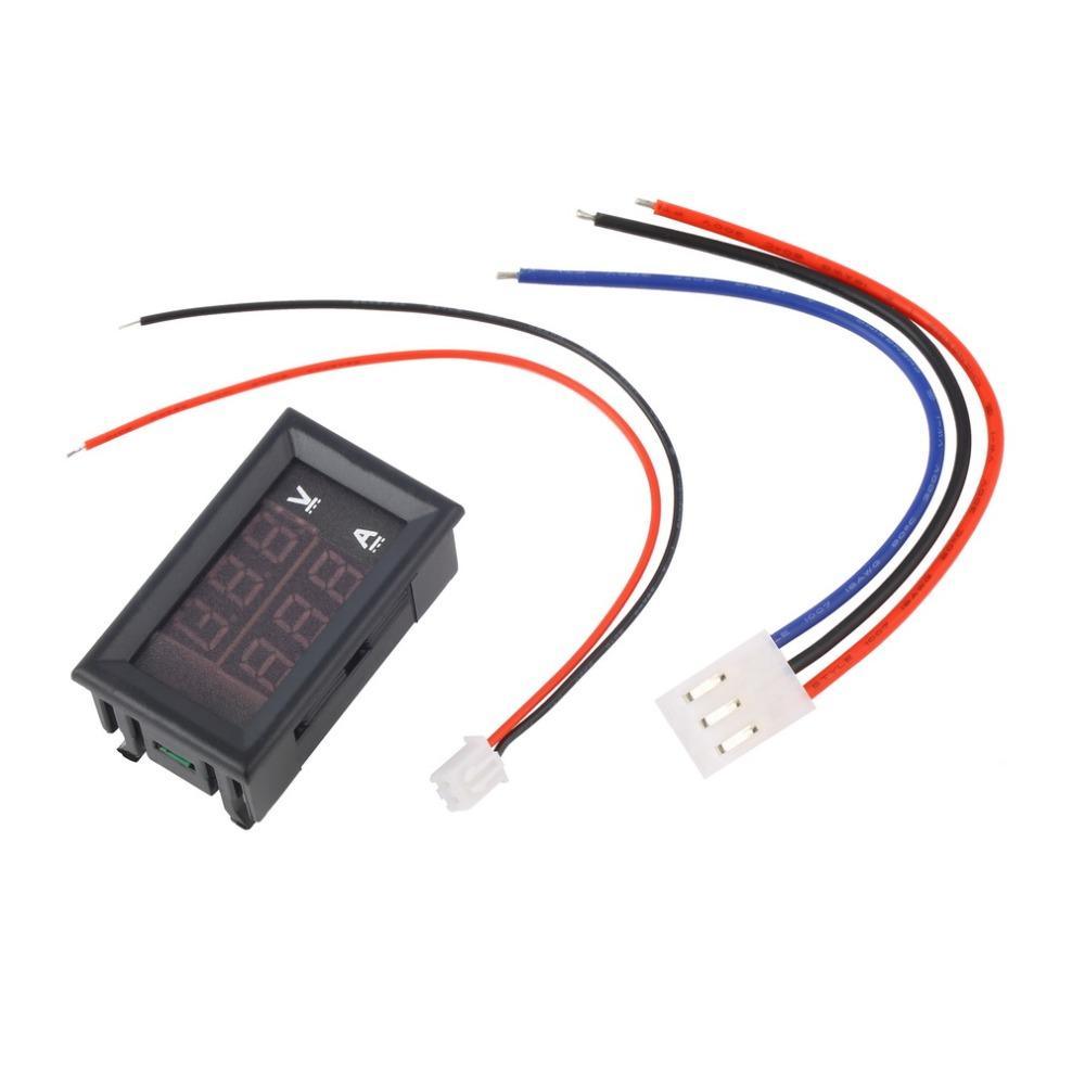 DC 100V 10A VOLTMETER AMMETER DUAL DIGITAL VOLT METER GAUGE - SmartEshop.Pk