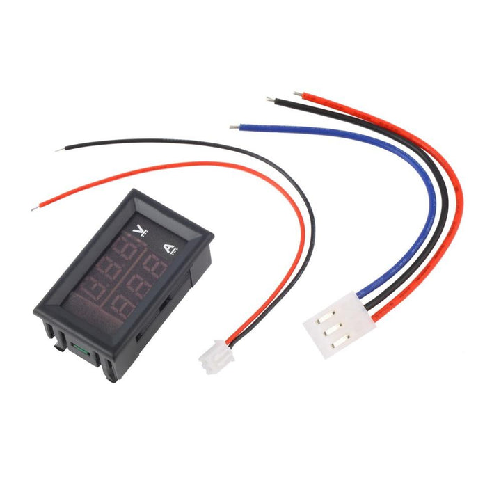 DC 100V 10A VOLTMETER AMMETER DUAL DIGITAL VOLT METER GAUGE My Store