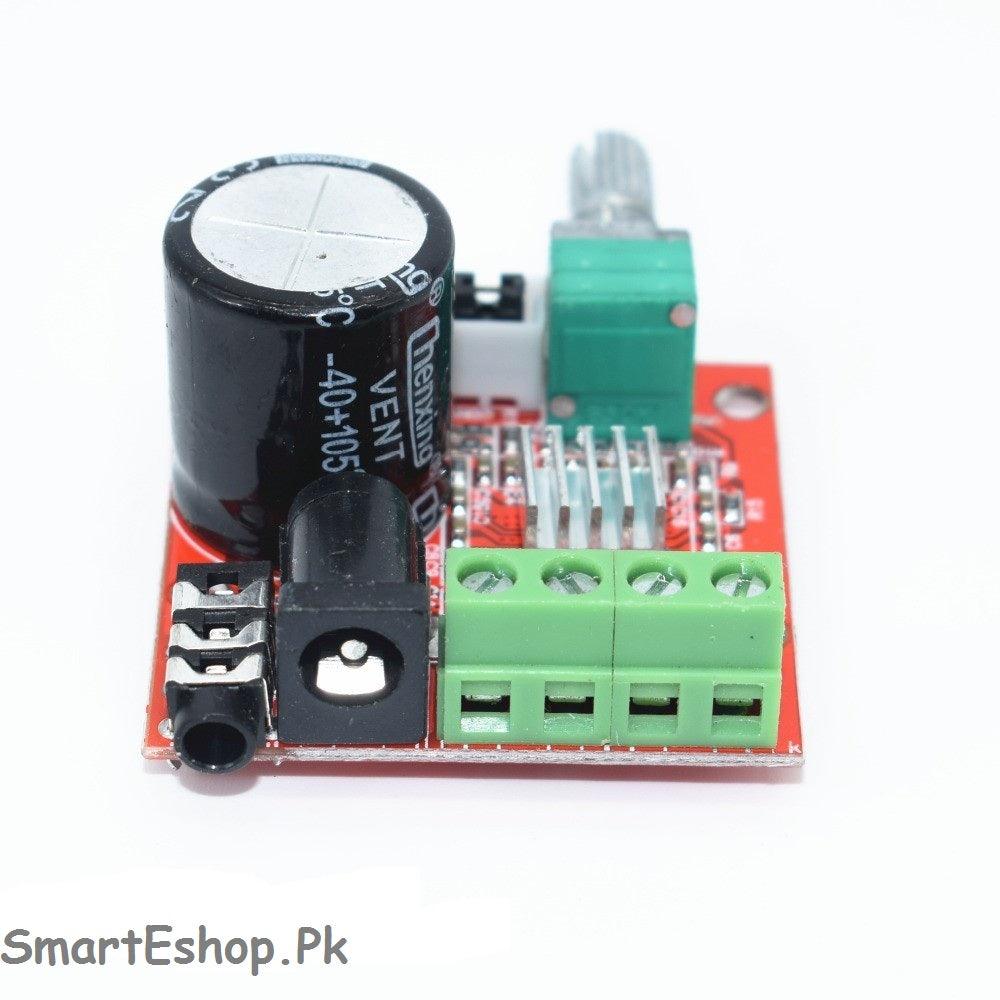 12V Mini Hi-Fi PAM8610 Audio Stereo Amplifier Board 2X10W Dual Channel D Class Lowest Price - SmartEshop.Pk