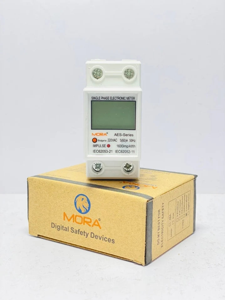 Mora 2P Digital Submeter Single Phase energy meter Din rail type SmartEshop.Pk