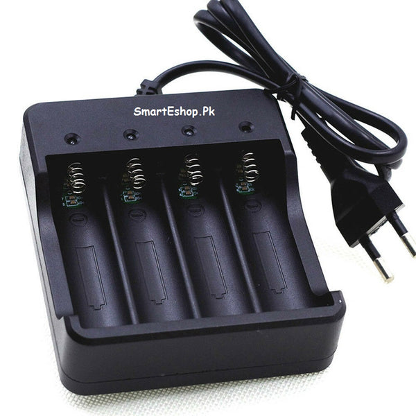 Li-ion Battery Smart 18650 LED Battery Charger 4 Slot My Store