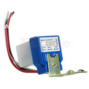 Sun Switch Automatic Auto On Off Street Light Switch Photo Control Sensor Switches AC 220V 10A My Store